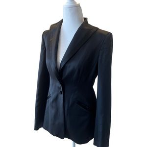 ALIDIO MICHELLI black wool Italian made blazer size 4